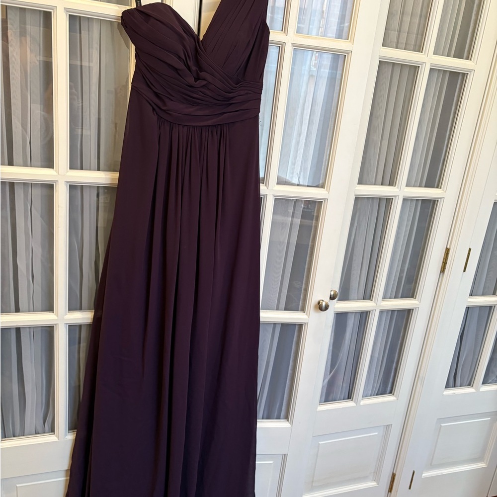 Bill Levkoff Deep Purple Maxi Dress
